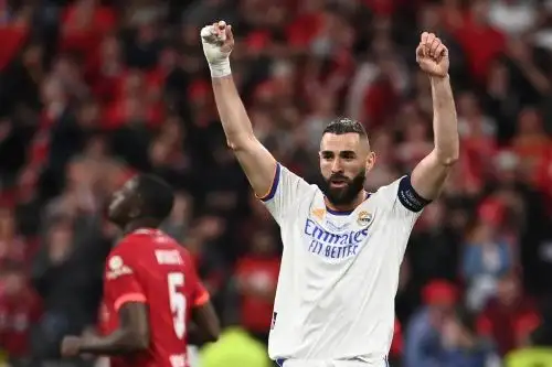 Karim Bezema es el máximo goleador de la Champions, con 15 goles