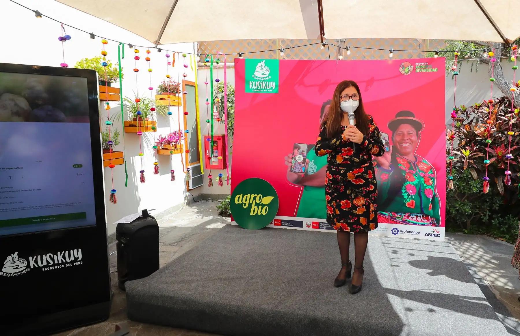 la viceministra del Desarrollo Estratégico de los Recursos Naturales, Yamina Silva, manifestó que la app Kusikuy pone al alcance de la población los productos nativos de diferentes regiones del país.
Foto: ANDINA/MINAM