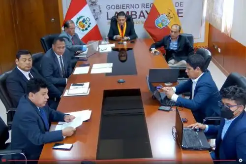 El gobernador de Lambayeque, Luis Díaz Bravo, participó en la I Audiencia Pública Regional de Rendición de Cuentas.