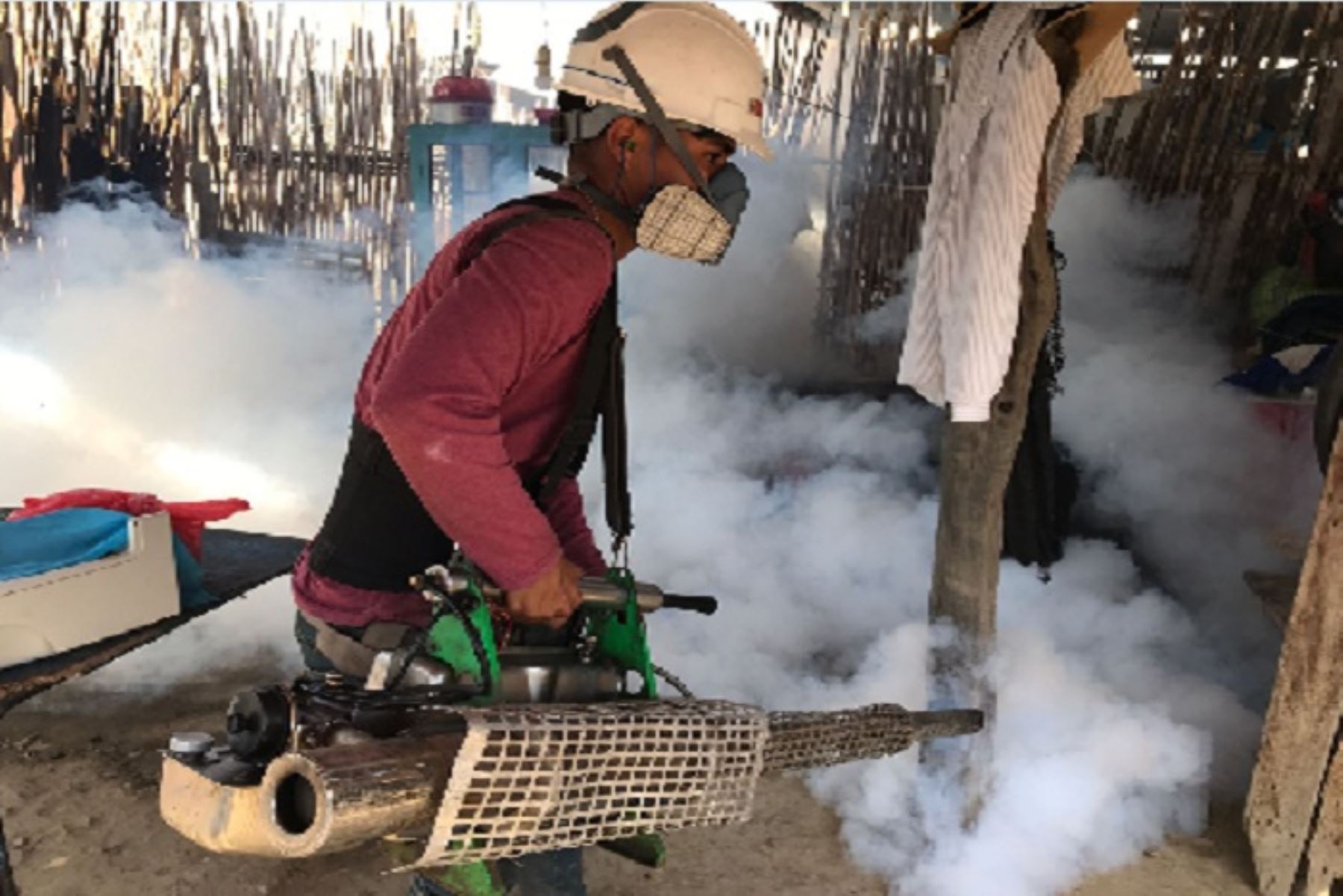 El primer ciclo de fumigación en 1,200 viviendas del centro poblado Pampa Grande, región Lambayeque, está programado del 1 al 8 de junio.