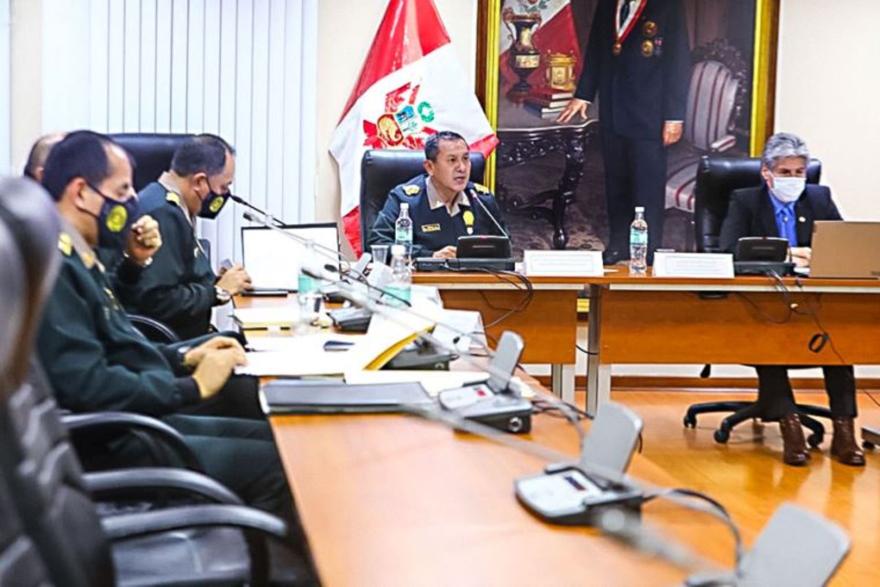Llerena Vergara se presentó ante la Comisión Especial Multipartidaria de Seguridad Ciudadana del Congreso . Foto: difusión.