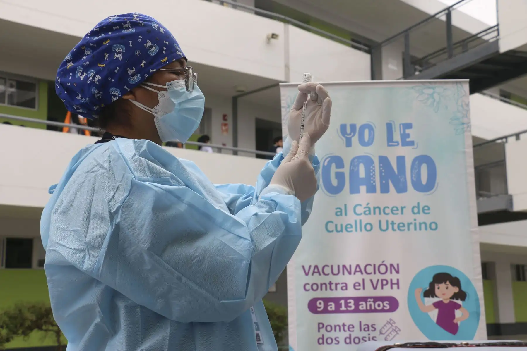 El Ministerio de Salud (Minsa), a través de la Dirección de Prevención y Control del Cáncer (Dpcan) viene impulsando la vacunación contra el Virus de Papiloma Humano (VPH), la cual tiene como objetivo inmunizar a niñas del quinto grado de primaria de los diferentes colegios a nivel nacional. Foto: ANDINA/Difusión