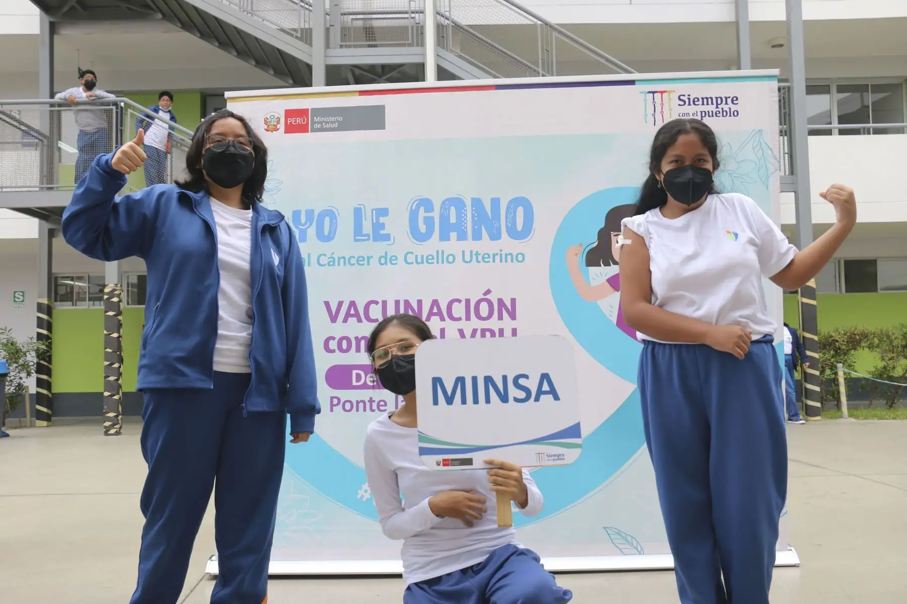 El Ministerio de Salud (Minsa), a través de la Dirección de Prevención y Control del Cáncer (Dpcan) viene impulsando la vacunación contra el Virus de Papiloma Humano (VPH), la cual tiene como objetivo inmunizar a niñas del quinto grado de primaria de los diferentes colegios a nivel nacional. Foto: ANDINA/Difusión
