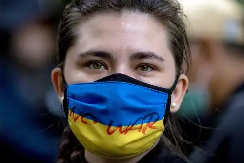Rusia justificó su ofensiva en Ucrania en el supuesto genocidio de la población rusohablante y para impedir la expansión de la OTAN con su eventual adhesión. Foto: AFP