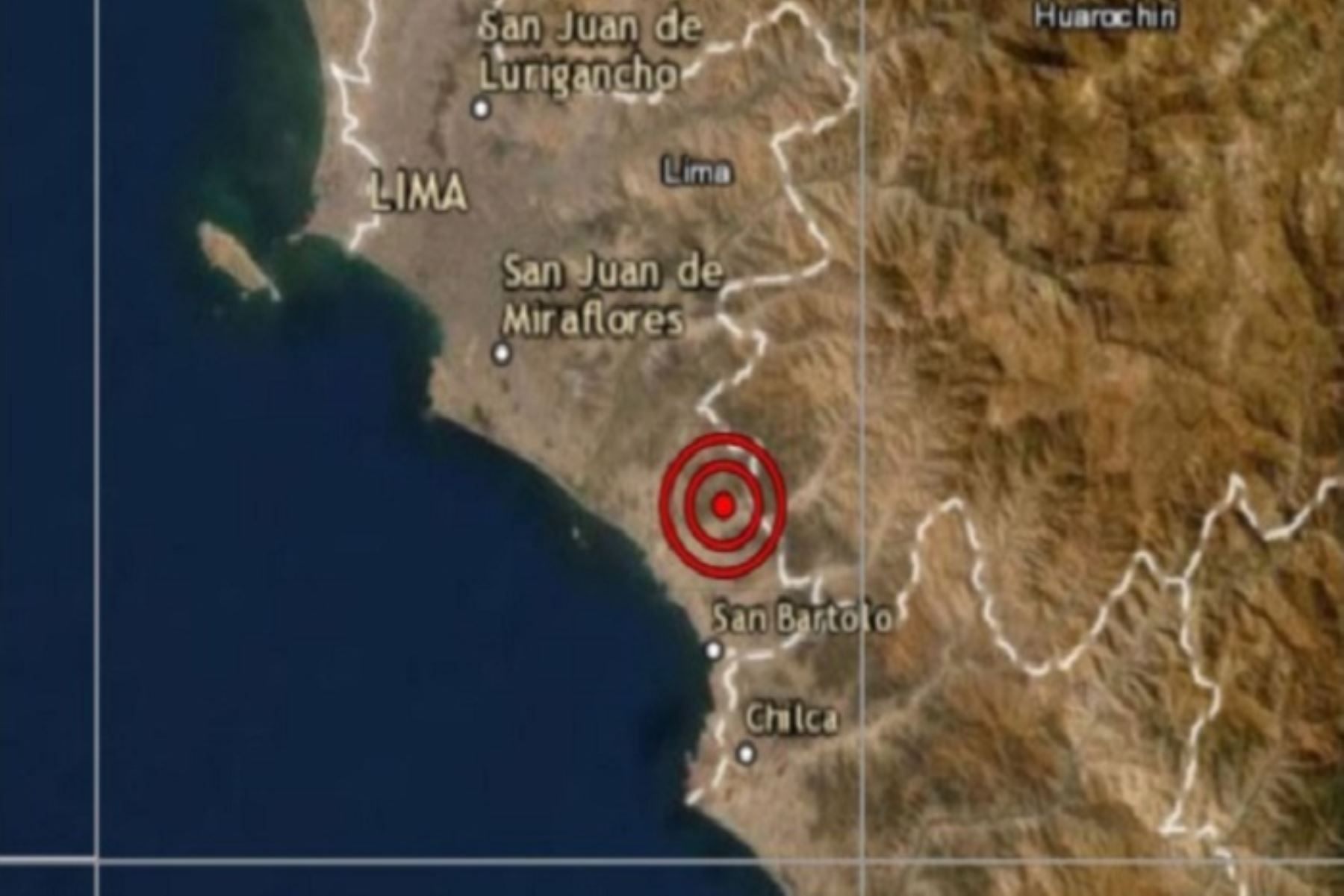 IGP reporta sismo de magnitud 3.7 en el distrito de Huacho esta mañana