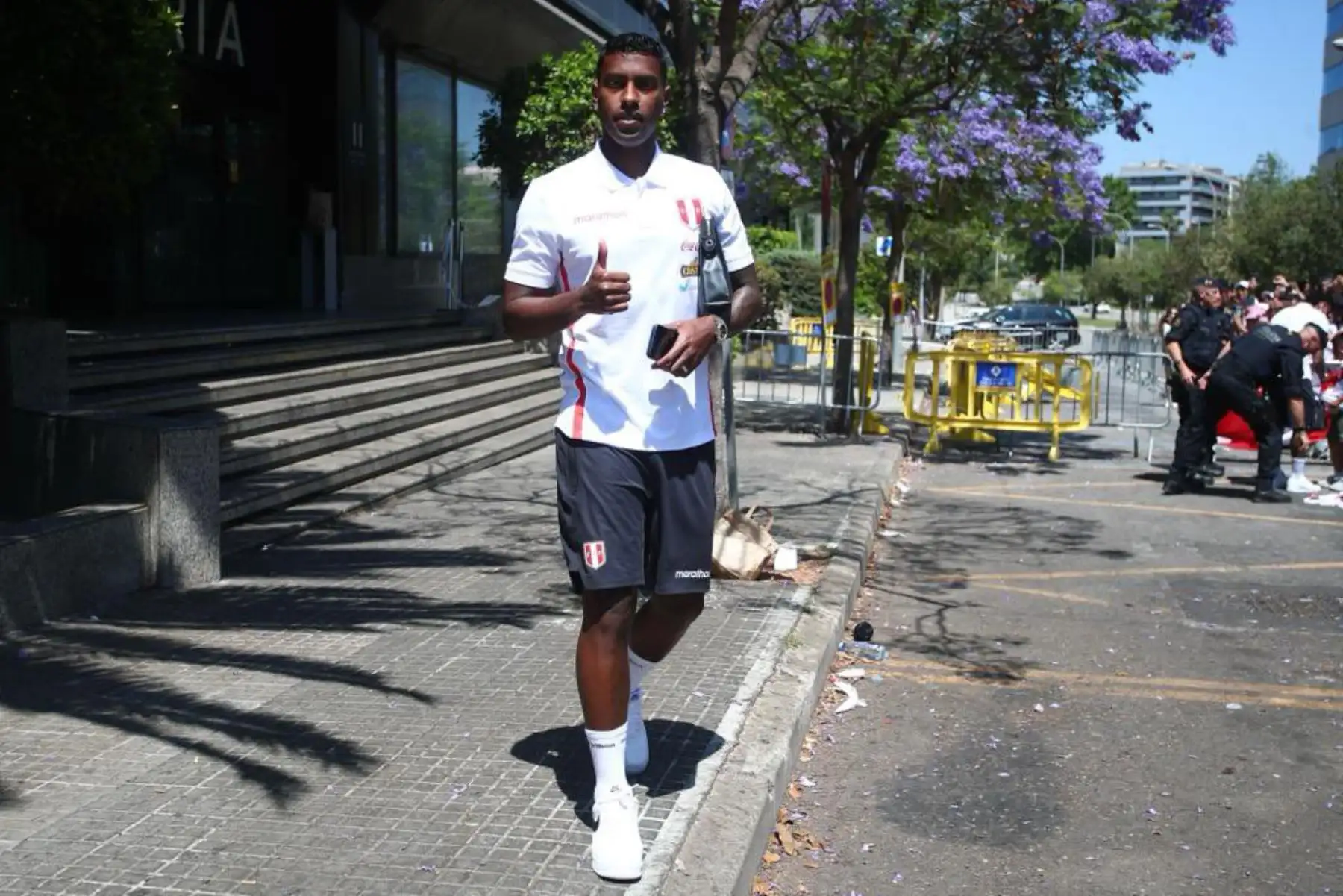 La selección peruana se encuentra rumbo al RCDE Stadium de Barcelona con miras al partido  amistoso que jugará ante Nueva Zelanda. 
Foto: Selección Peruana