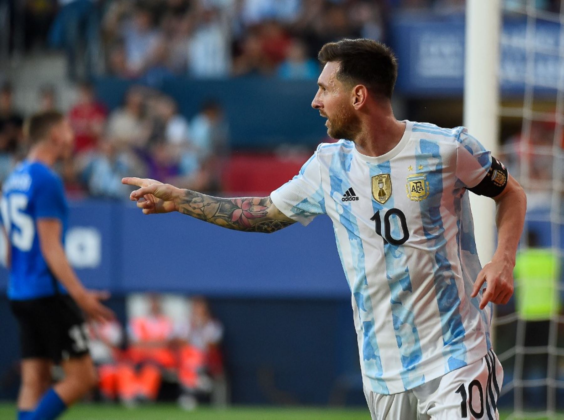 Lionel Messi convirtió un póker de goles ante Estonia