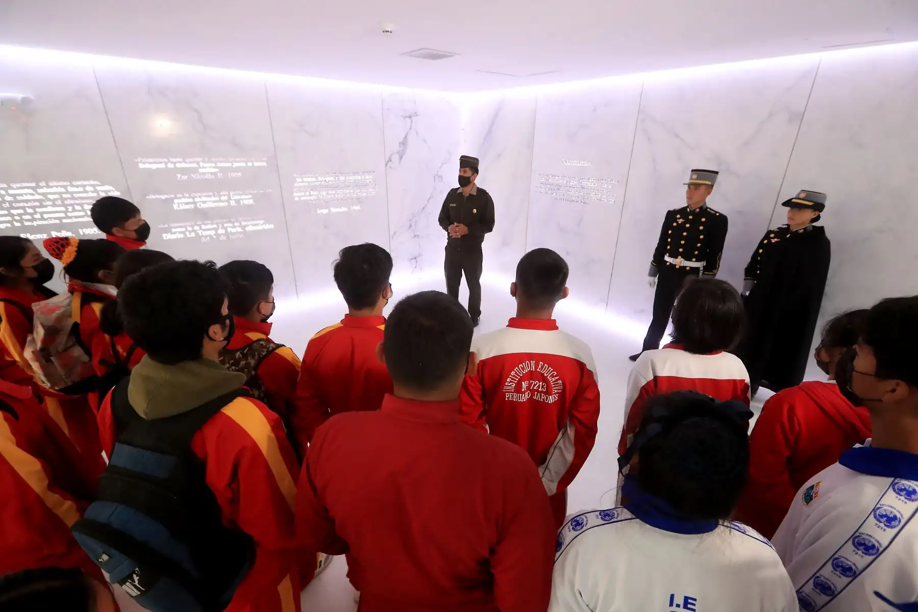 El Cenotafio Coronel Francisco Bolognesi, recientemente construido en la Escuela Militar de Chorrillos, abre sus puertas al público con el fin de promover los valores patrióticos del héroe nacional, en el marco de las celebraciones del 142 aniversario de la Batalla de Arica. Foto: ANDINA/Mindef