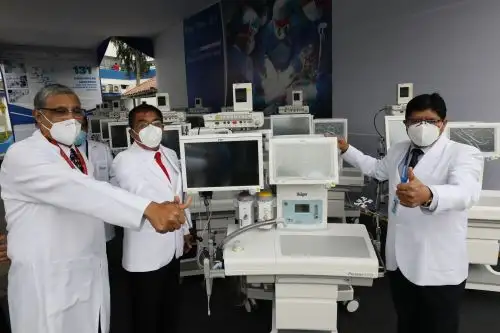 Equipos serán distribuidos a los principales hospitales de Lima, Callao y del interior del país. Foto: ANDINA/Difusión