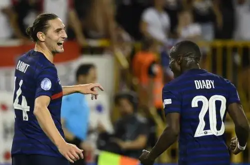Adrien Rabiot fue adelantó para los franceses ante Croacia