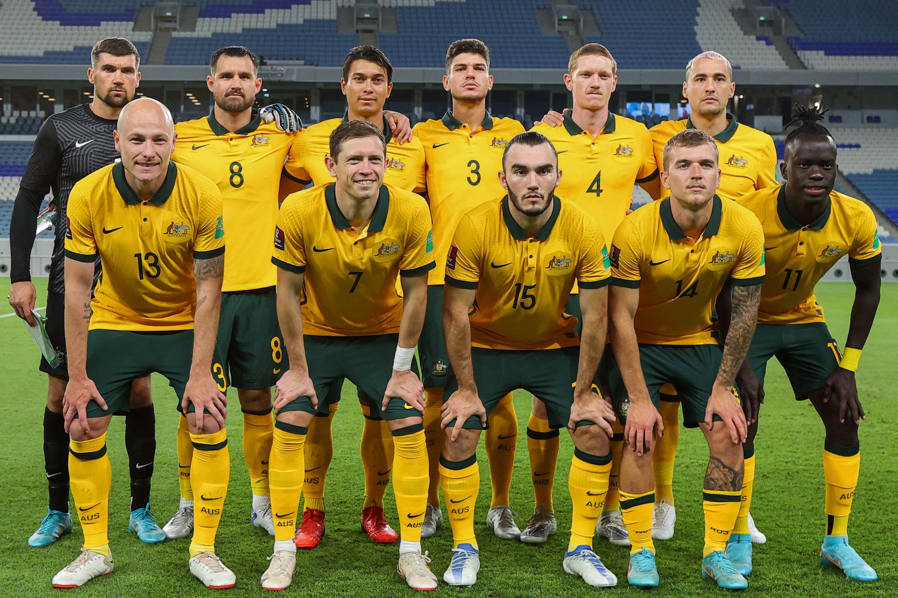 Australia definirá con Emiratos Árabes Unidos su clasificación al repechaje donde se medirá con la selección peruana. Foto: AFP