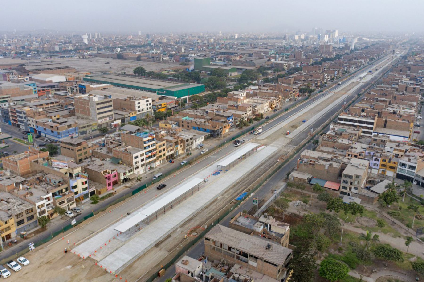 Proyecto de ampliación del tramo norte del Metropolitano. Foto: ANDINA/Difusión