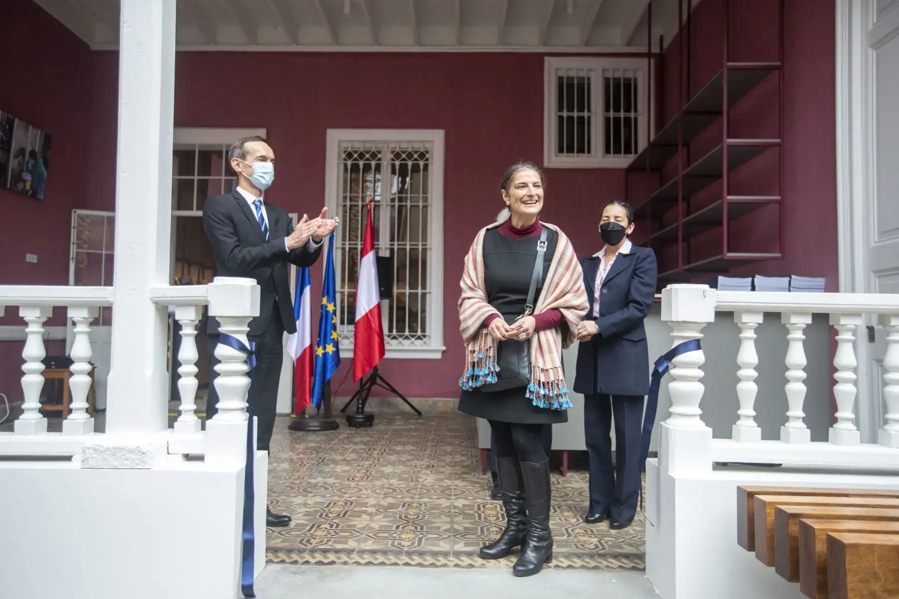 Símbolo de la cooperación científica entre Francia y Perú desde hace 74 años, el Instituto Francés de Estudios Andinos inauguró su nuevo local en Barranco, dónde seguirá acogiendo a investigadores franceses, peruanos y de todas las nacionalidades. Foto: ANDINA/Carla Patiño