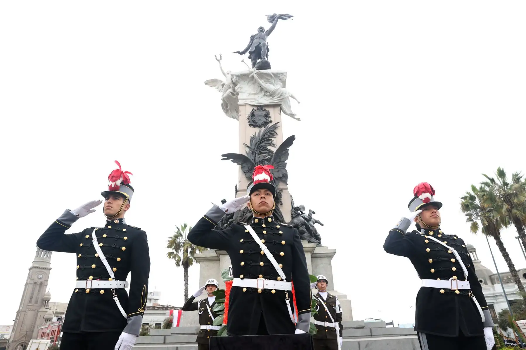 Presidente Pedro Castillo lideró ceremonia por el 142 aniversario de la Batalla de Arica.
Foto: ANDINA/Prensa Presidencia