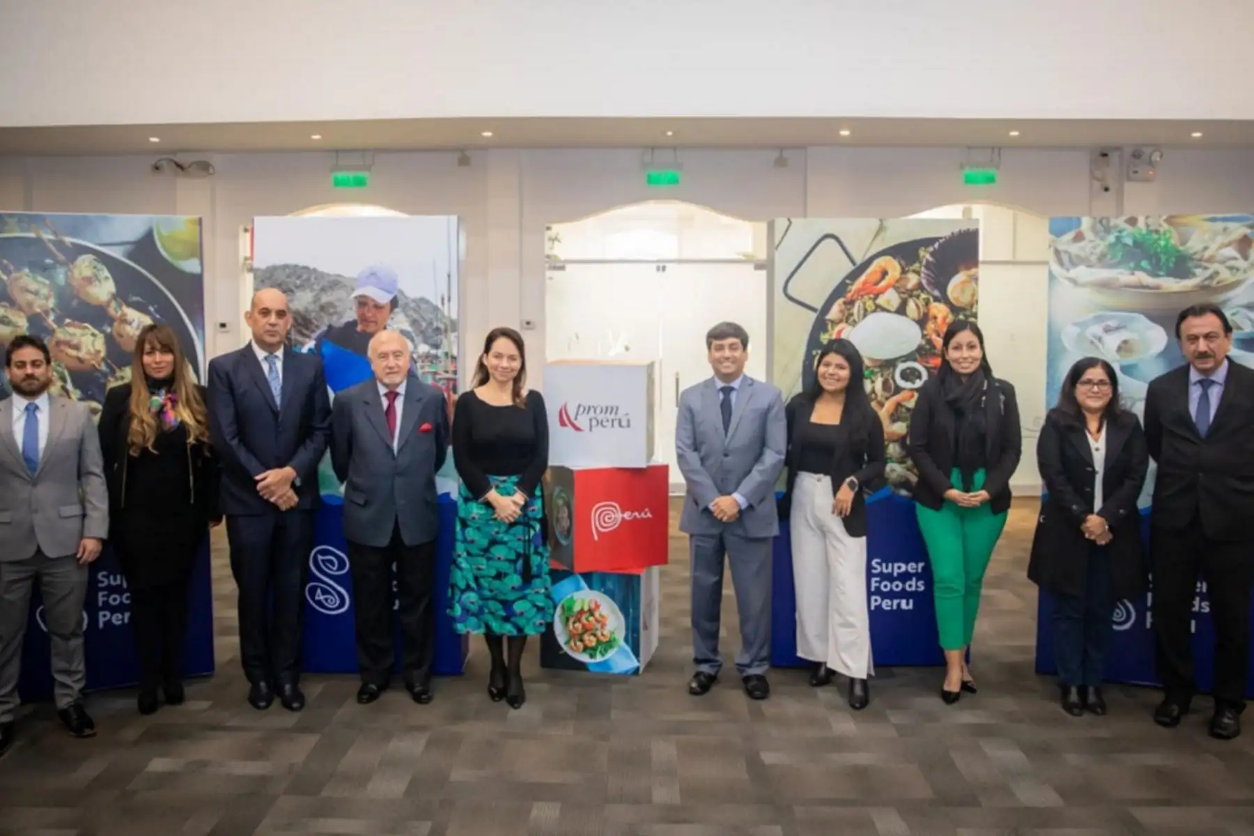 Presentación de Promperú de los resultados de la promoción comercial del sector pesquero peruano. Foto: Cortesía.