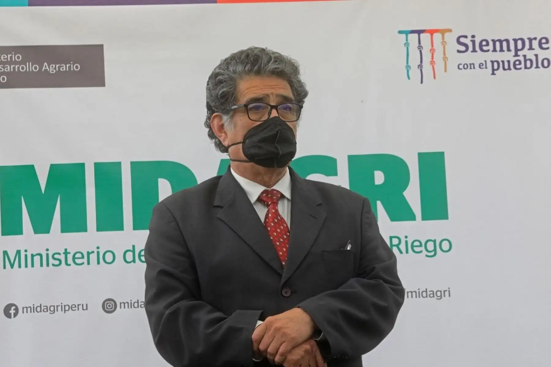 Ministro de Desarrollo Agrario y Riego, Andrés Alencastre. Foto: cortesía.