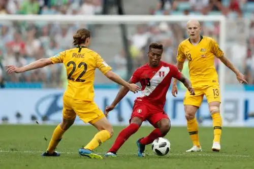 Pedro Aquino es uno de las figuras que tiene en cuenta el técnico Gareca para enfrentar a Australia el lunes 13 de junio
