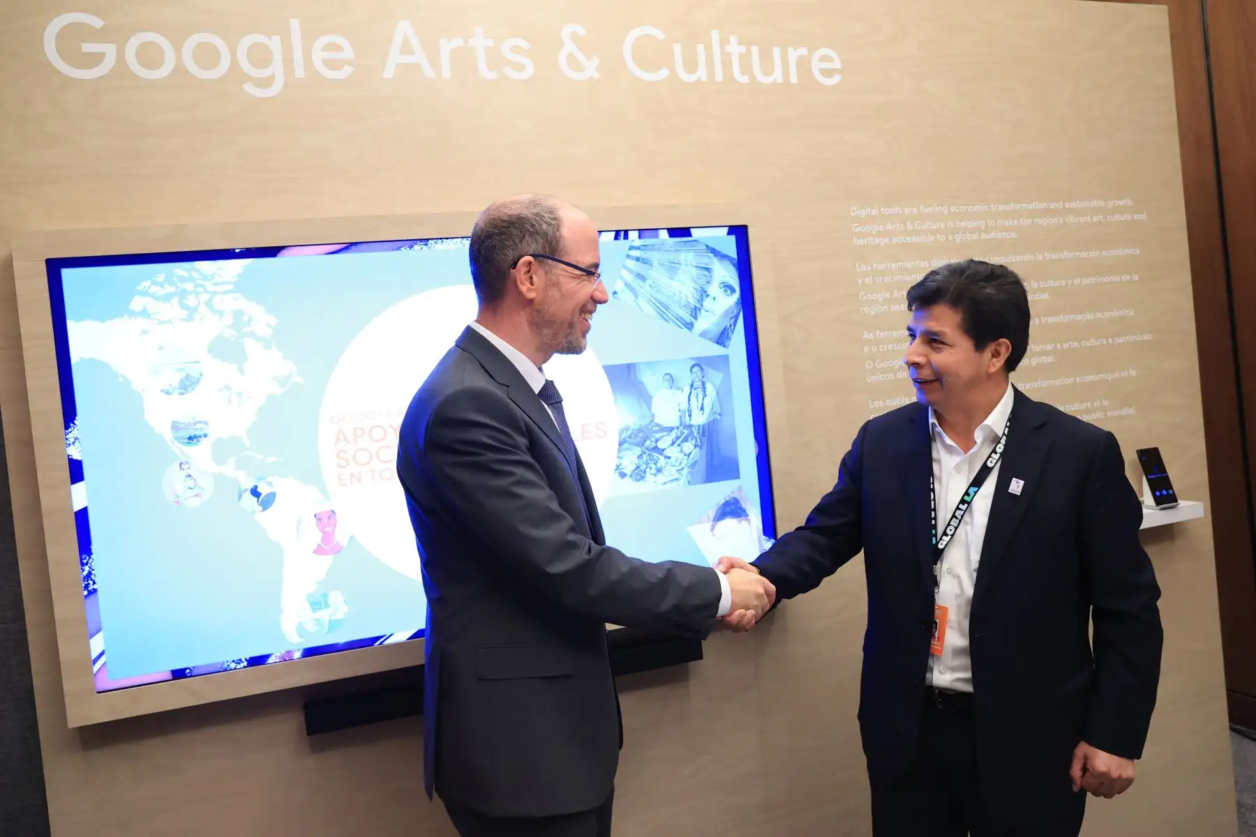 Presidente Pedro Castillo se reúne con representantes de Google en Los Ángeles, Estados Unidos. Foto: ANDINA/ Prensa Presidencia