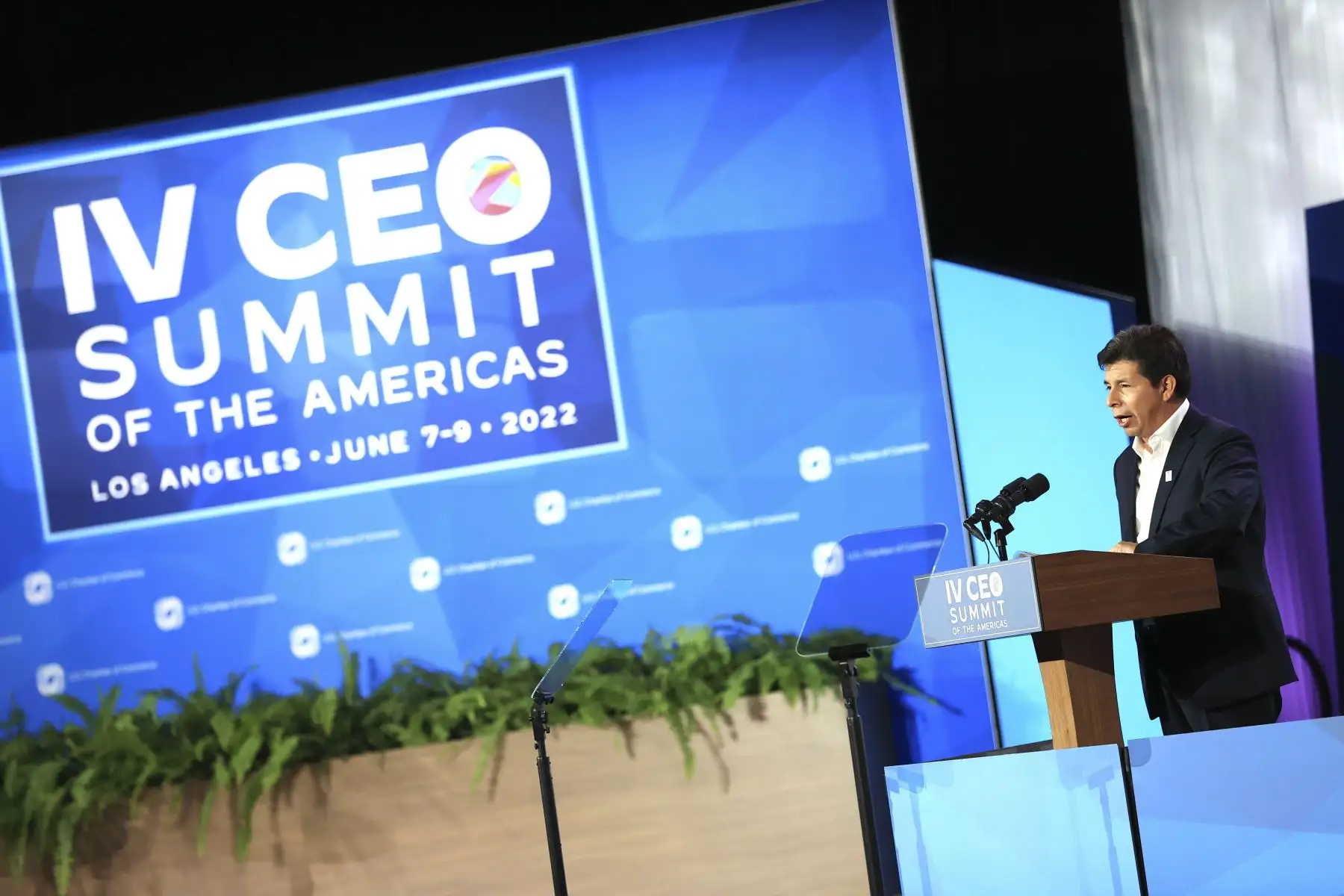 Presidente Pedro Castillo participó en IV Cumbre Empresarial de las Américas y presentó al Perú como un aliado en la región para las inversiones.  Foto: ANDINA/Prensa Presidencia