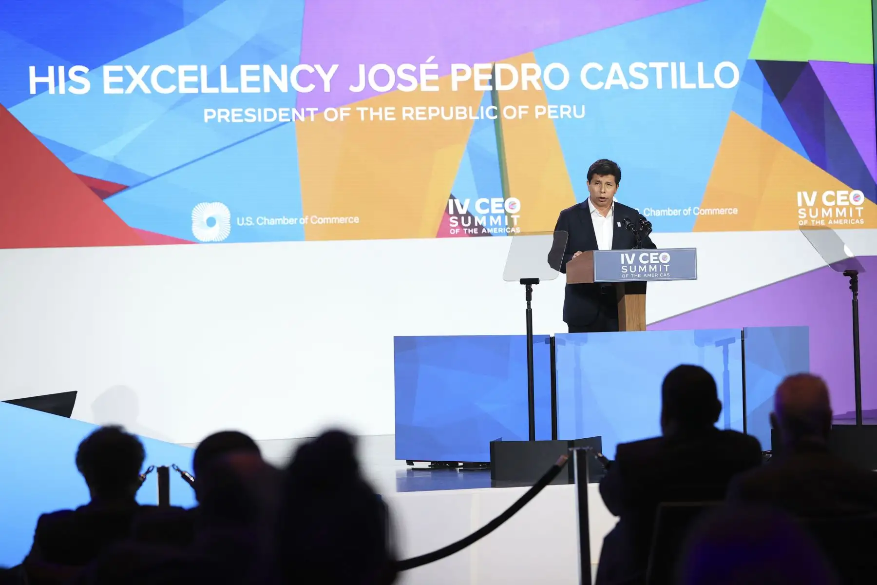 Presidente Pedro Castillo participó en IV Cumbre Empresarial de las Américas y presentó al Perú como un aliado en la región para las inversiones.  Foto: ANDINA/Prensa Presidencia