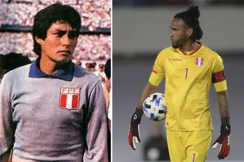 Para Eusebio Acasuzo, exmundialista y leyenda del fútbol peruano, Pedro Gallese es uno de los mejores arqueros de la historia del fútbol peruano. Foto: composición con fotos de AFP e internet.