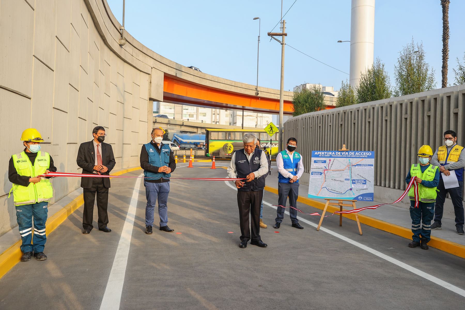 Municipalidad de Lima abrió acceso vehicular a la panamericana sur