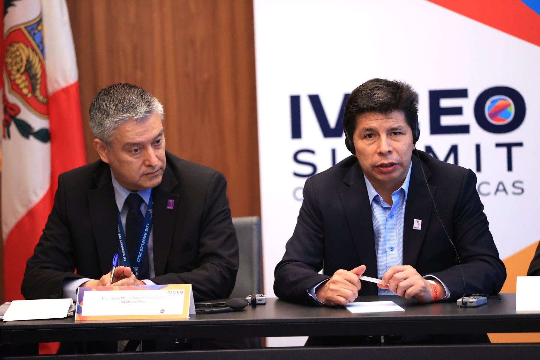 Presidente Pedro Castillo se reúne con directivos de importantes empresas transnacionales en EE.UU.Foto: ANDINA/Prensa Presidencia