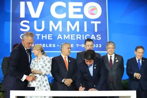 Presidente Castillo firma declaración para protección de los océanos. ANDINA/Prensa Presidencia