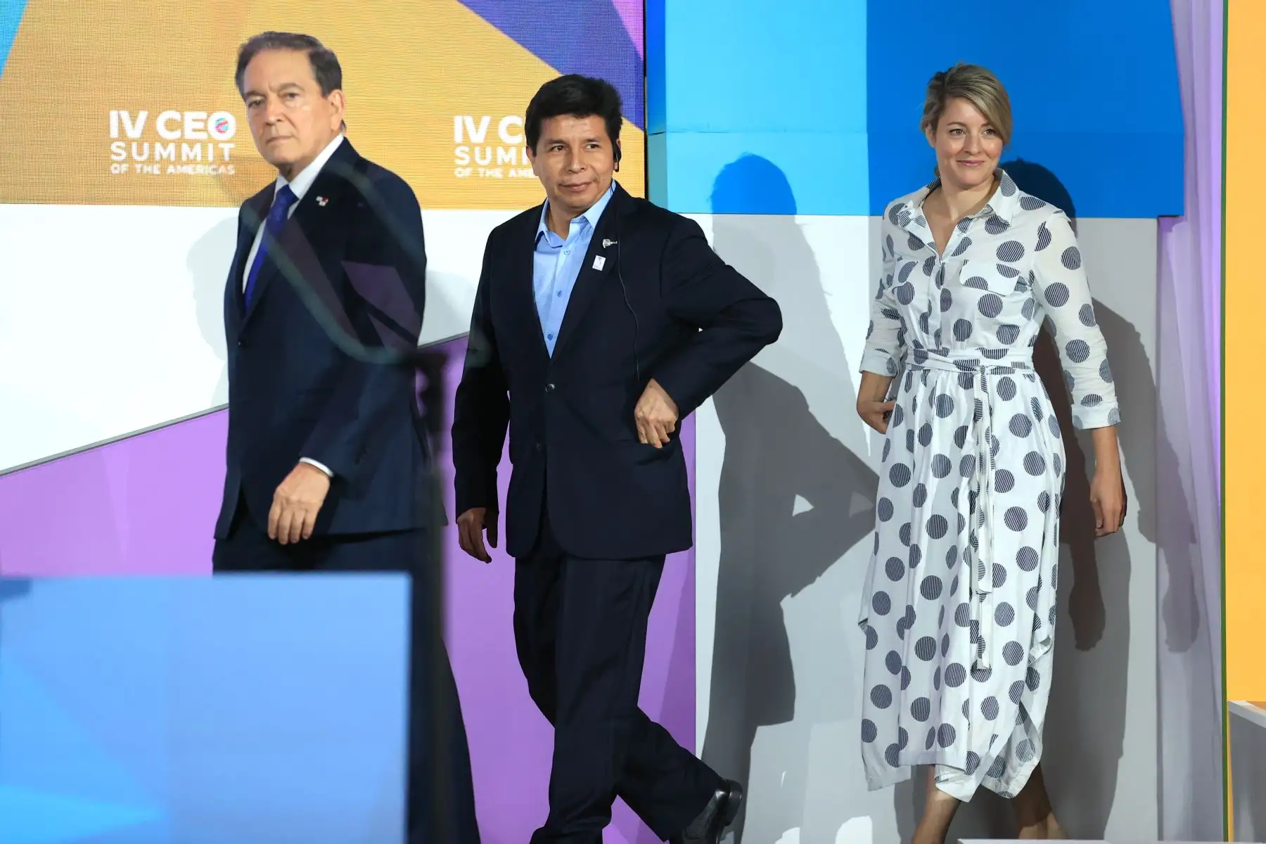 Presidente de la República, Pedro Castillo, participó en la firma de la Declaración de los Océanos, en el marco de su segundo día de actividades en la IX Cumbre de las Américas. Dicha declaración es la primera en su tipo a fin de proteger los océanos, con la voluntad política de varios mandatarios. Foto: ANDINA/Presidencia Perú