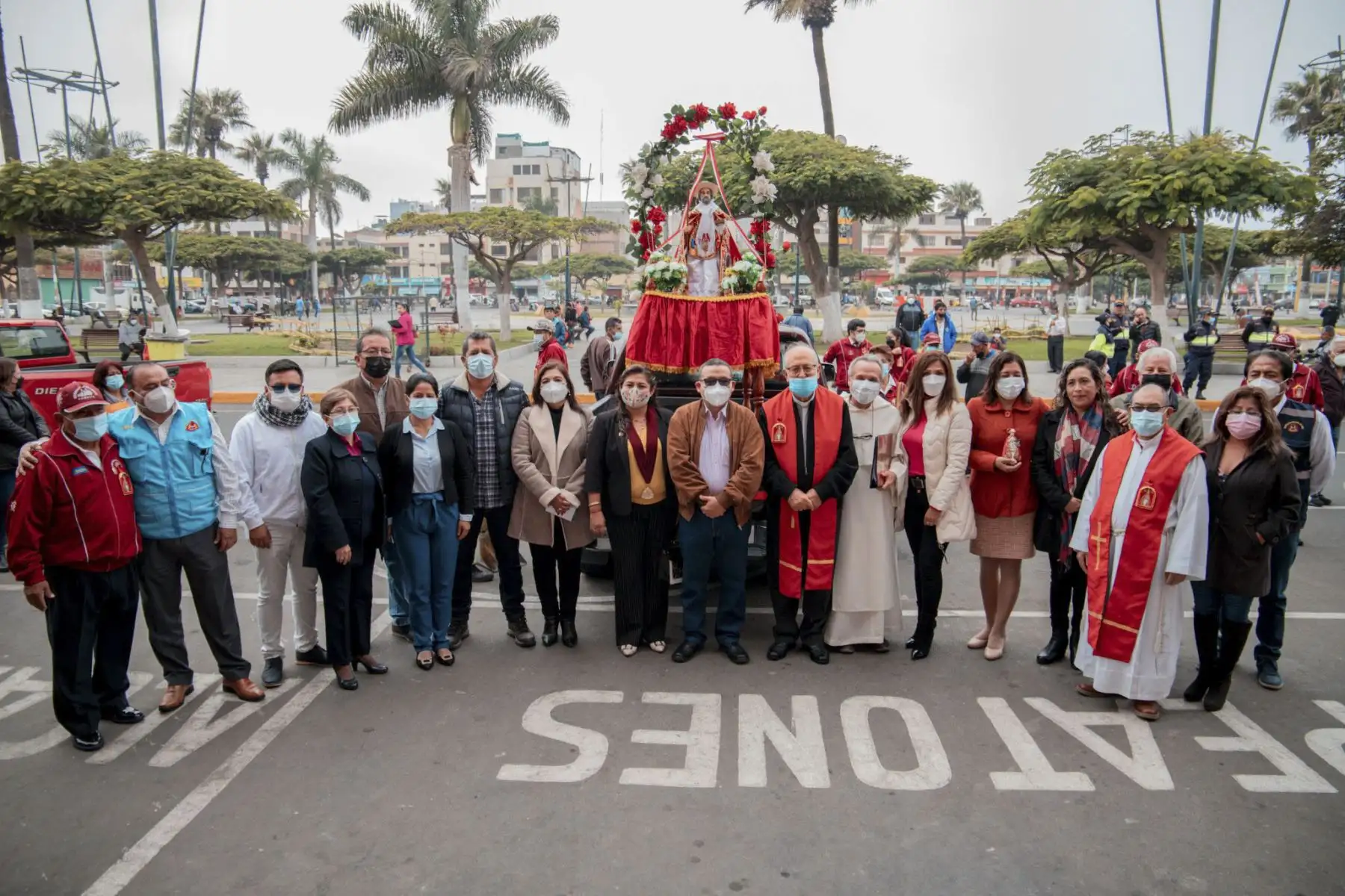 San Pedrito, el patrón de los pescadores, recibió homenajes cálidos homenajes en Chimbote. Foto: ANDINA/Cortesía Gonzalo Horna