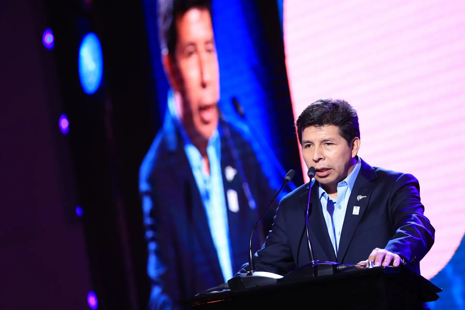 Presidente Pedro Castillo intervino en el VI Foro de los Jóvenes de las Américas, que reúne a jóvenes de diversos países. Foto: ANDINA/Prensa Presidencia