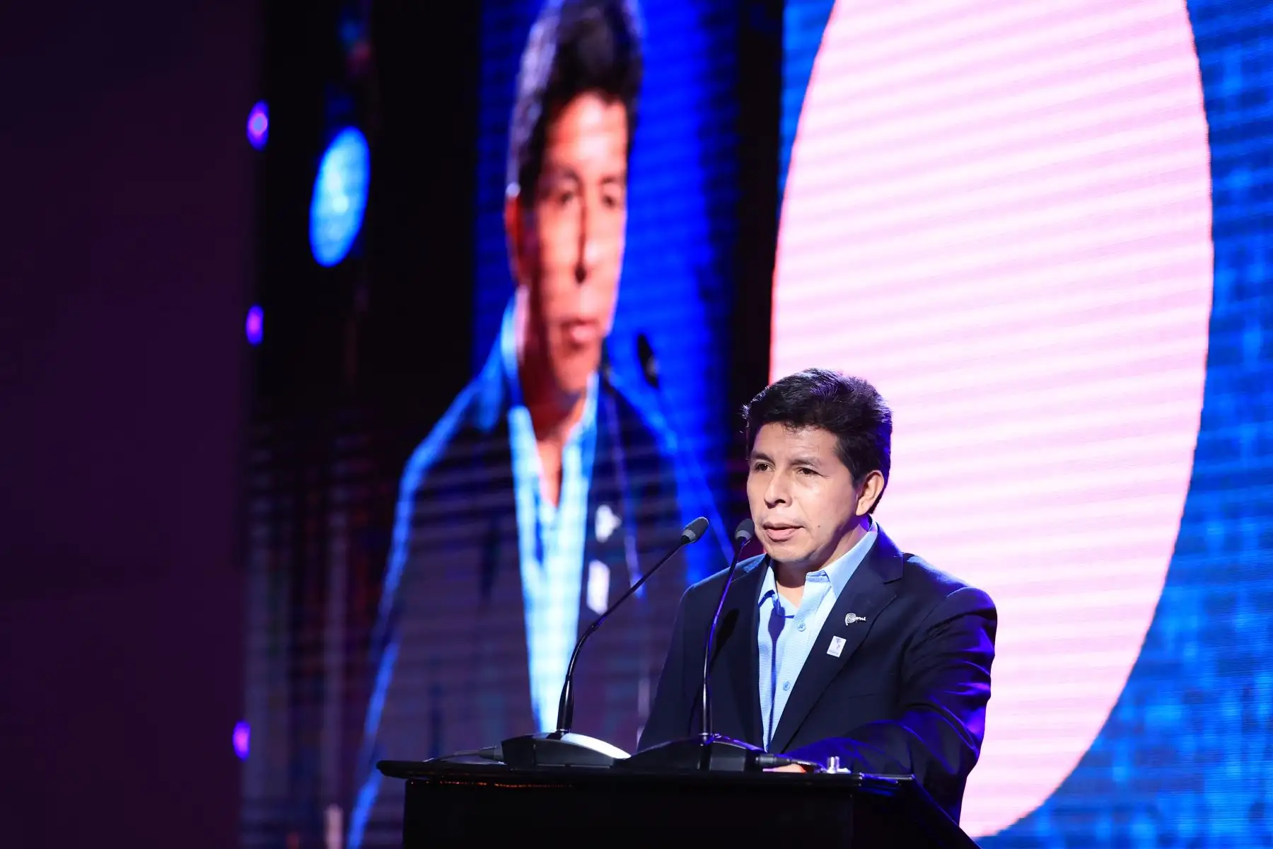Presidente Pedro Castillo intervino en el VI Foro de los Jóvenes de las Américas, que reúne a jóvenes de diversos países. Foto: ANDINA/Prensa Presidencia