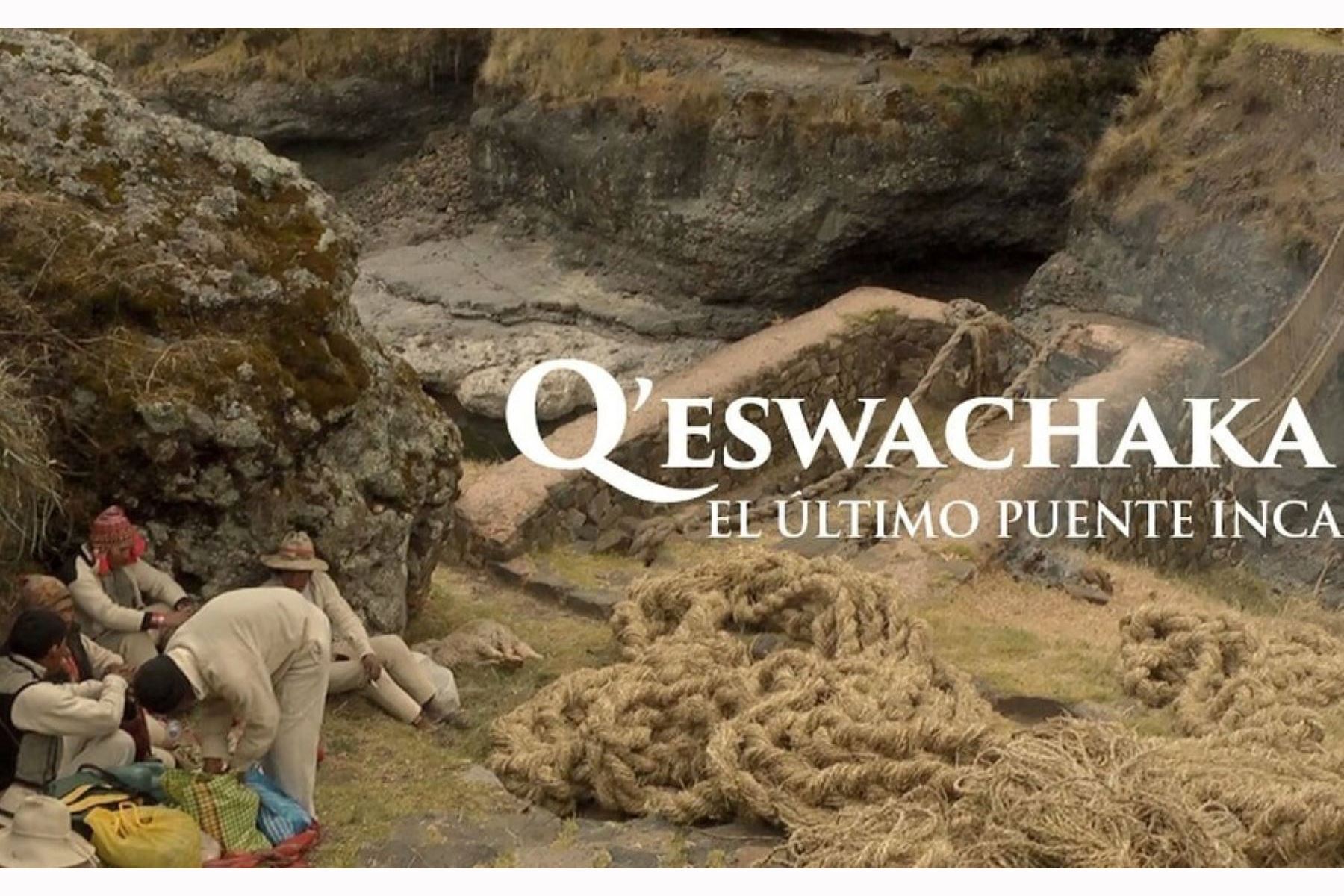Con un ritual de ofrendas a la Pachamama y a los apus tutelares se inició hoy en el distrito de Quehue, provincia cusqueña de Canas, la festividad de construcción y renovación anual del puente Q’eswachaka, el último puente inca, que cruza el río Apurímac y que forma parte de la red de caminos inca o Qhapaq Ñan.