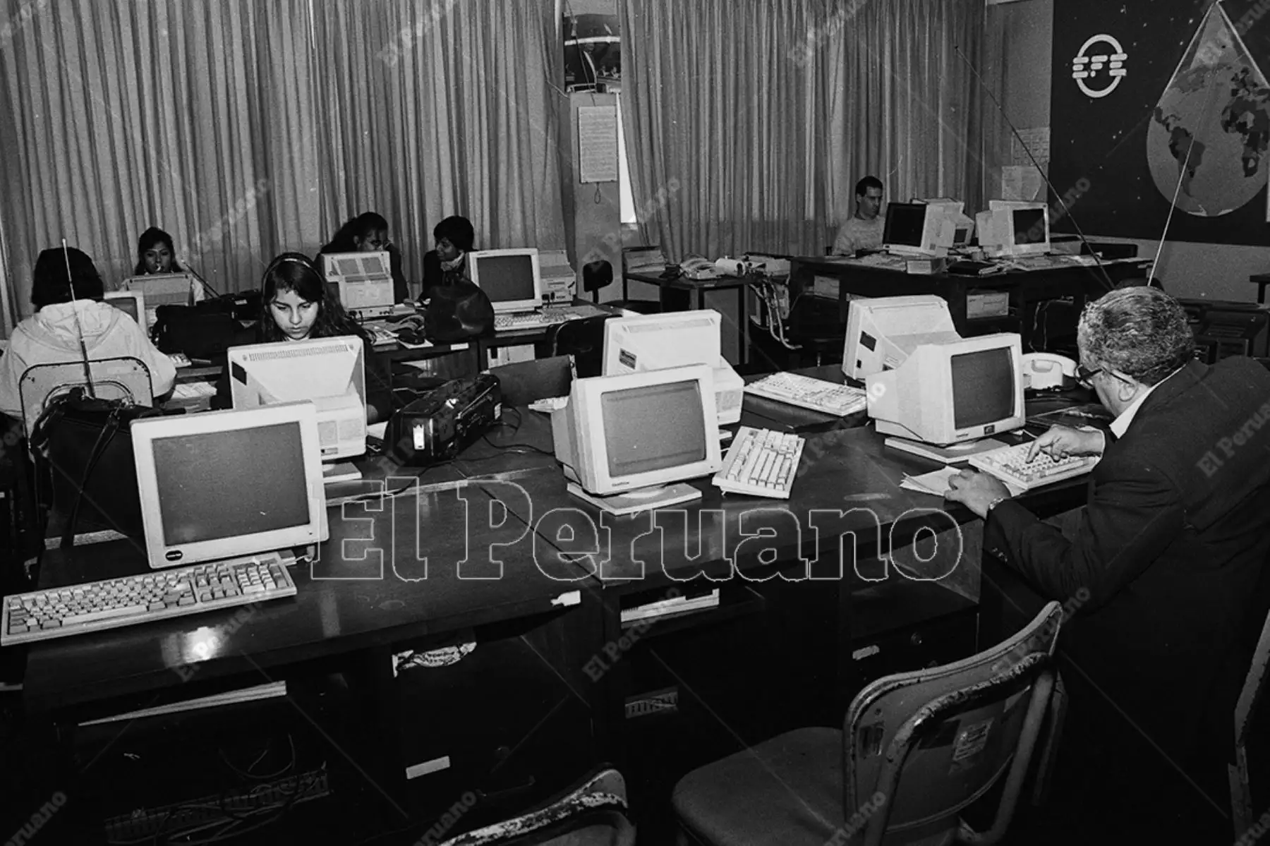 Lima - 21 junio 1996 / Agencia de Noticias Andina.  Archivo Histórico de El Peruano / Vidal Tarqui