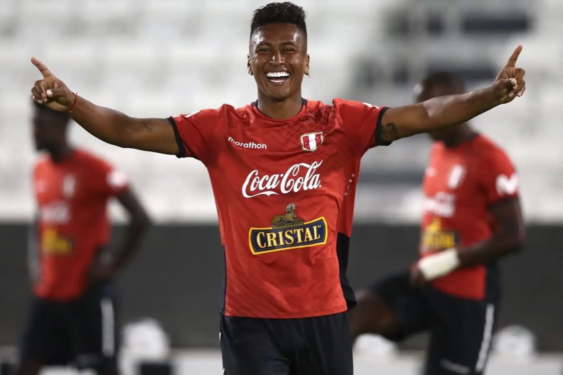 Selección Peruana realiza entrenamiento previo al partido ante la Selección Australiana por el repechaje que busca la plaza para el Mundial de Catar 2022. En la imagen, el jugador Pedro Aquino.
Foto: Selección Peruana