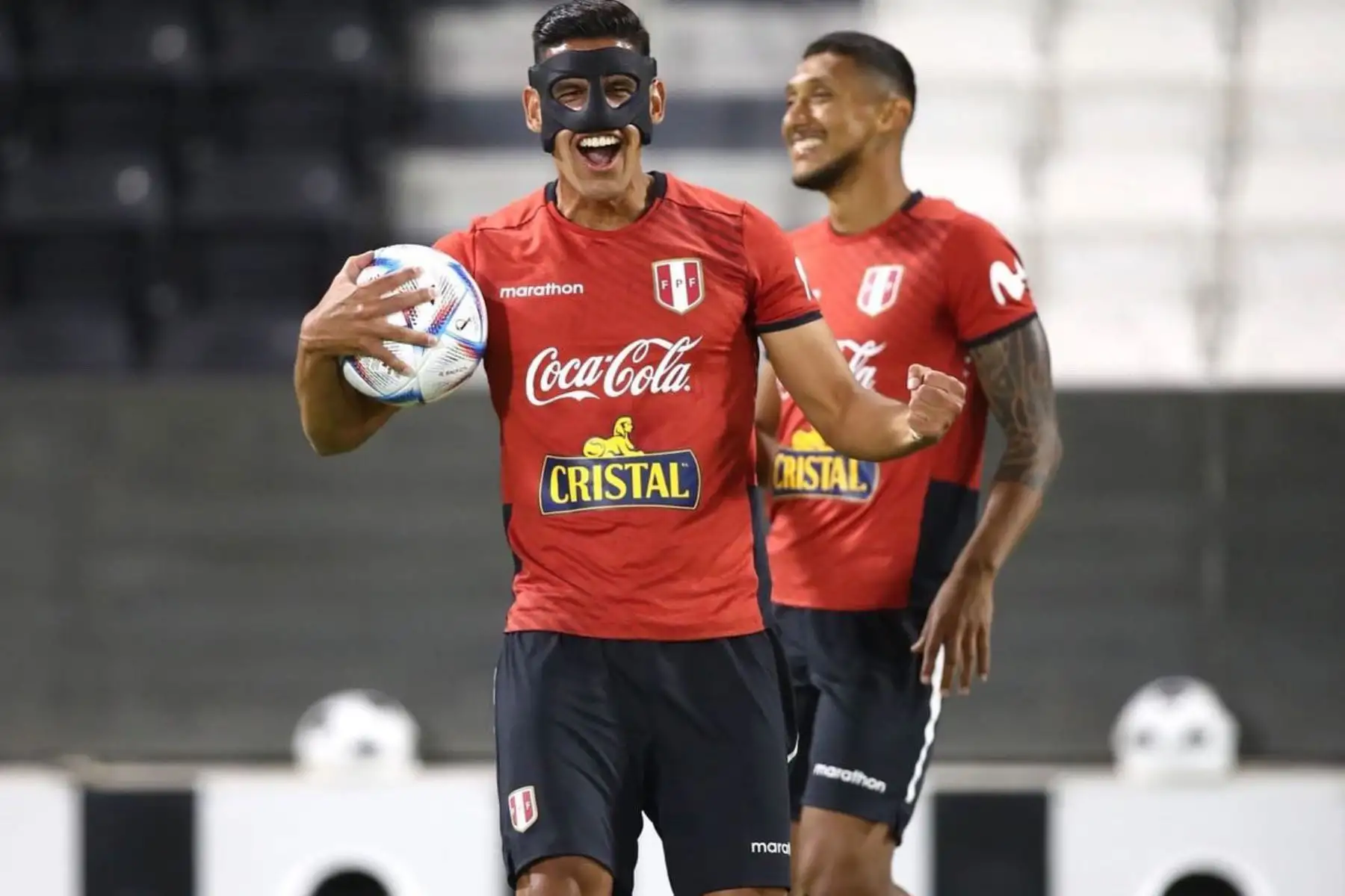 Selección Peruana realiza entrenamiento previo al partido ante la Selección Australiana por el repechaje que busca la plaza para el Mundial de Catar 2022. 
Foto: Selección Peruana