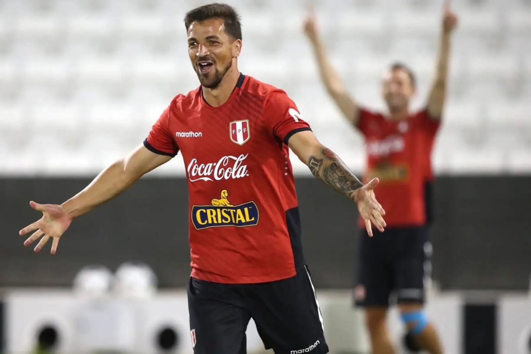 Selección Peruana realiza entrenamiento previo al partido ante la Selección Australiana por el repechaje que busca la plaza para el Mundial de Catar 2022. En la imagen, el jugador Gabriel Costa.
Foto: Selección Peruana