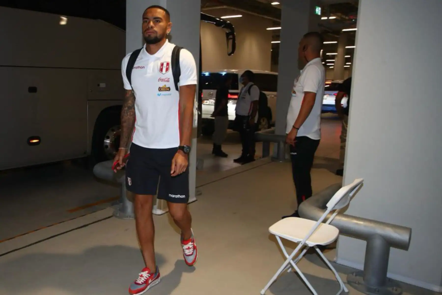Selección Peruana llega al estadio Ahmad Bin Ali Stadium donde disputará partido trascendental ante Australia por el Repechaje rumbo a Catar 2022.
Foto: Selección Peruana