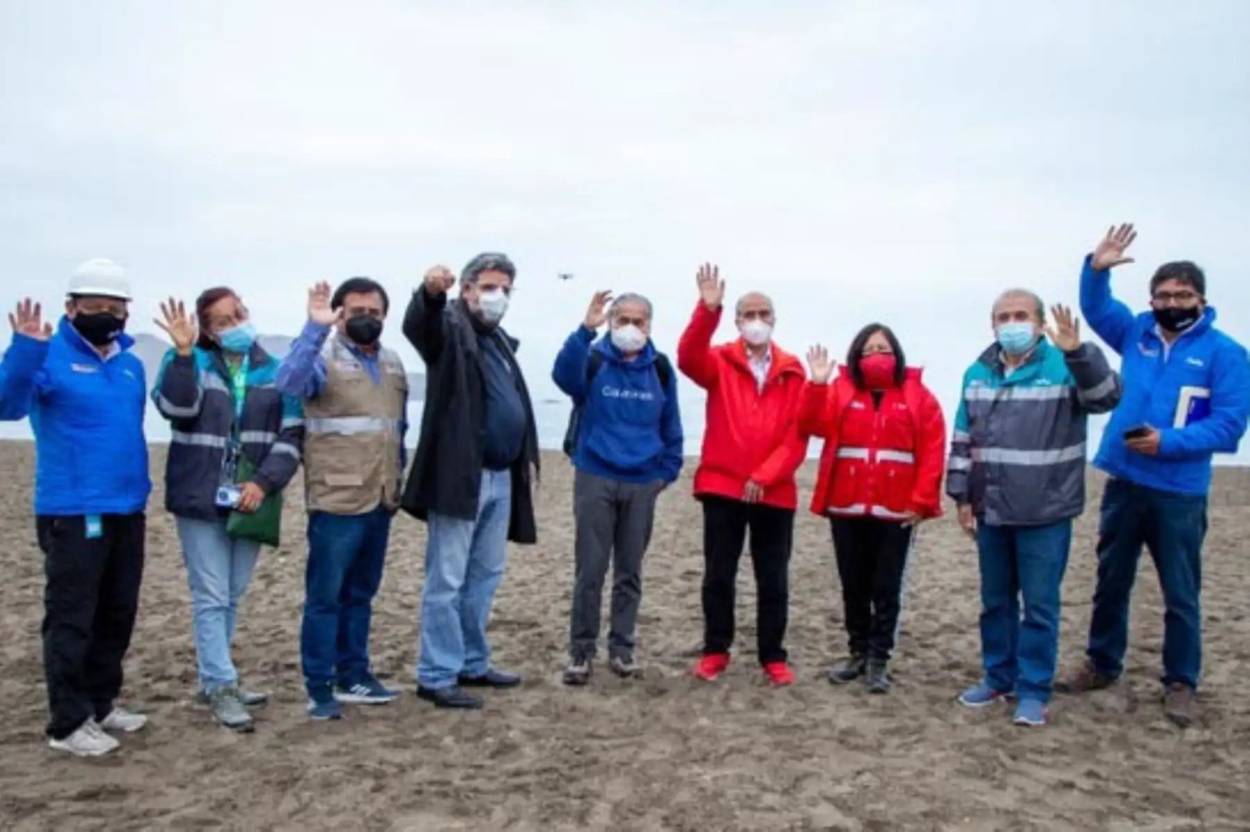El objetivo de la visita fue conocer el estado situacional de las zonas impactadas por el derrame, tomando como referencia la playa Cavero, en Ventanilla, y Las Conchitas, en Ancón. ANDINA/ OEFA