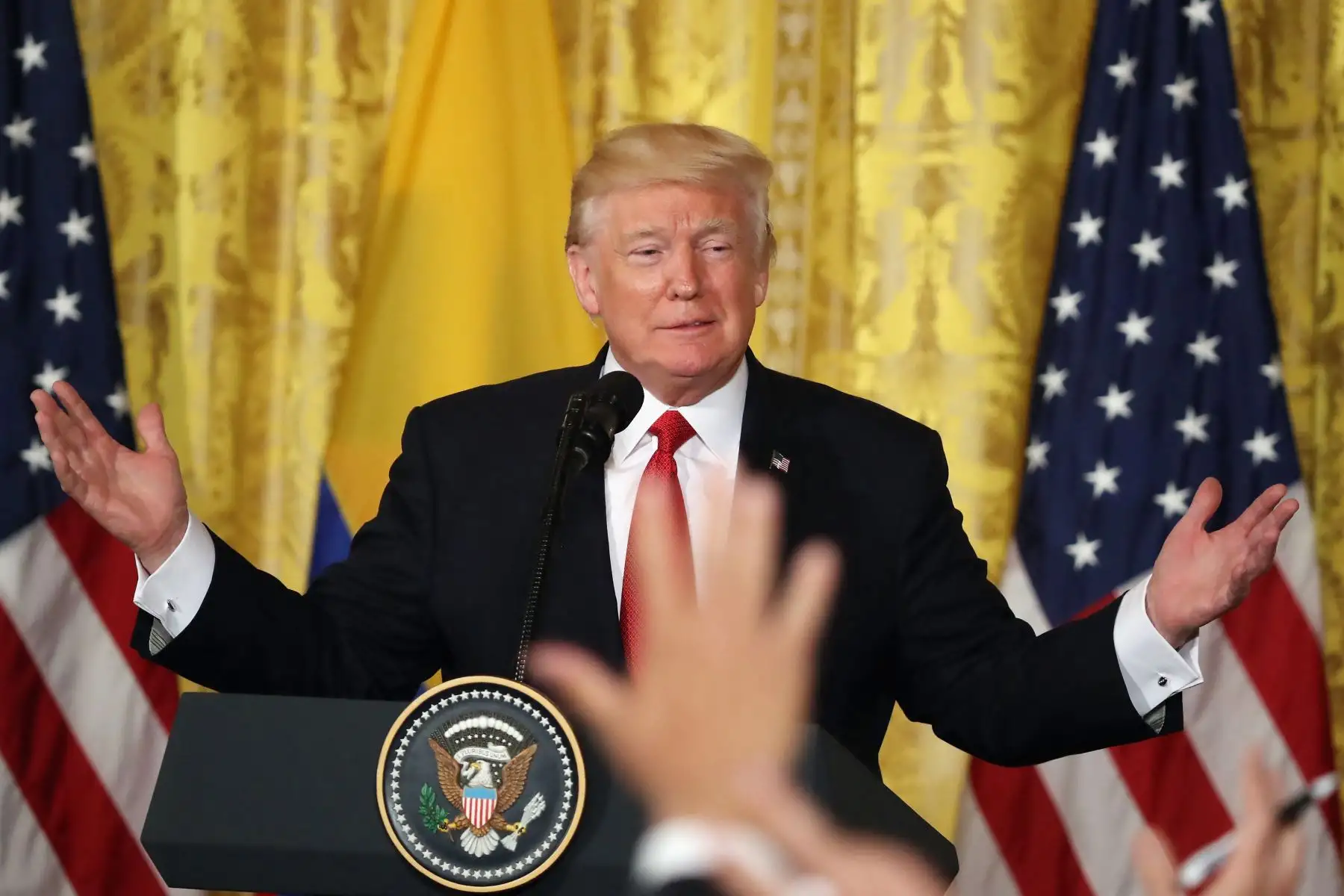 Donald Trump es señalado como instigador en las protestas del Capitolio. Foto: AFP