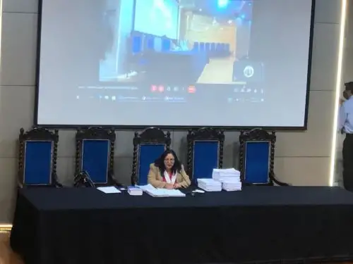 La titular del Juzgado de Investigación Preparatoria de Caravelí, Pamela Suárez, consideró que existen elementos de convicción de presuntos delitos. Foto: ANDINA/difusión.