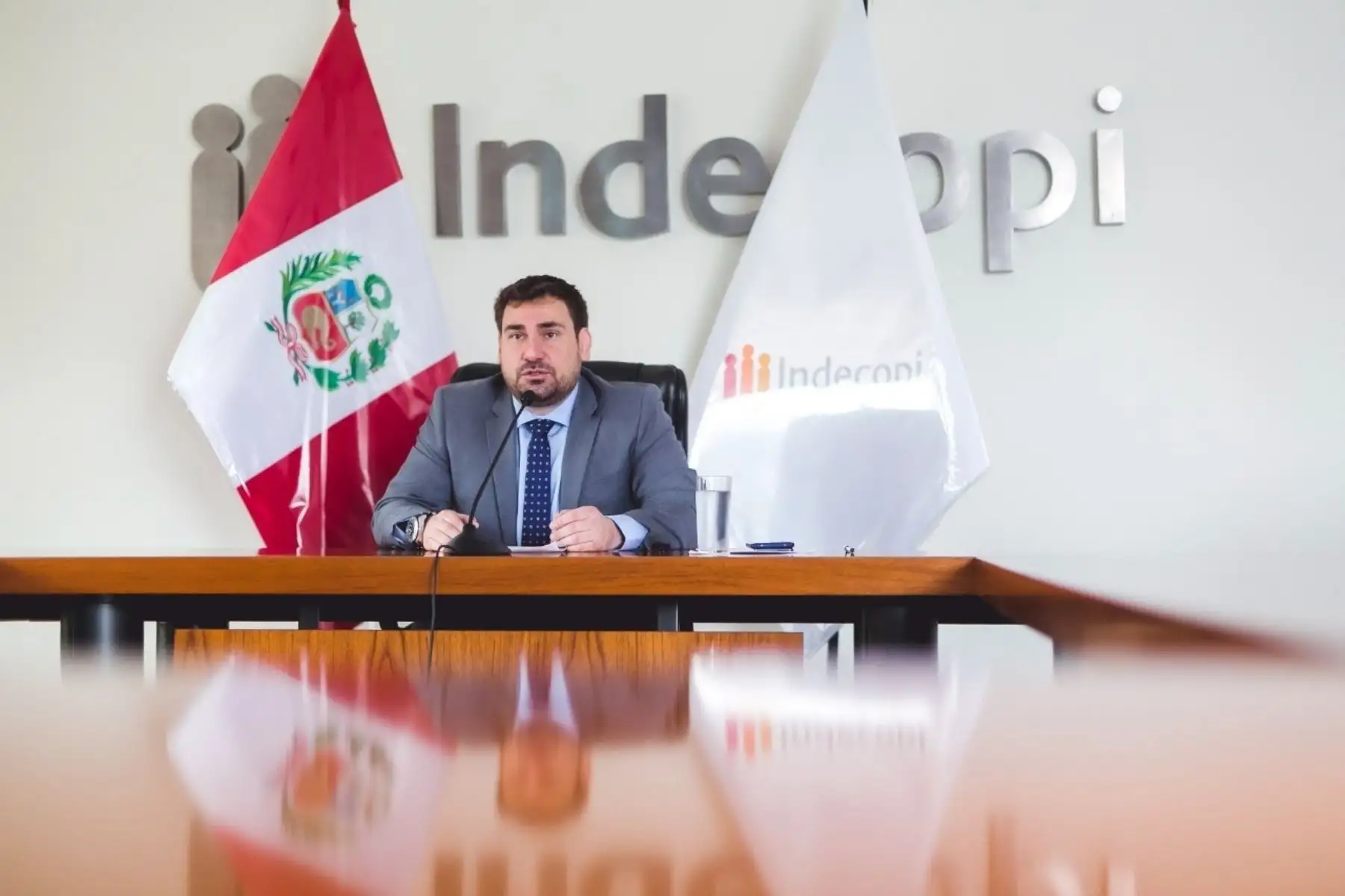 Presidente ejecutivo de Indecopi, Julián Palacín Gutiérrez. Foto: Cortesía.