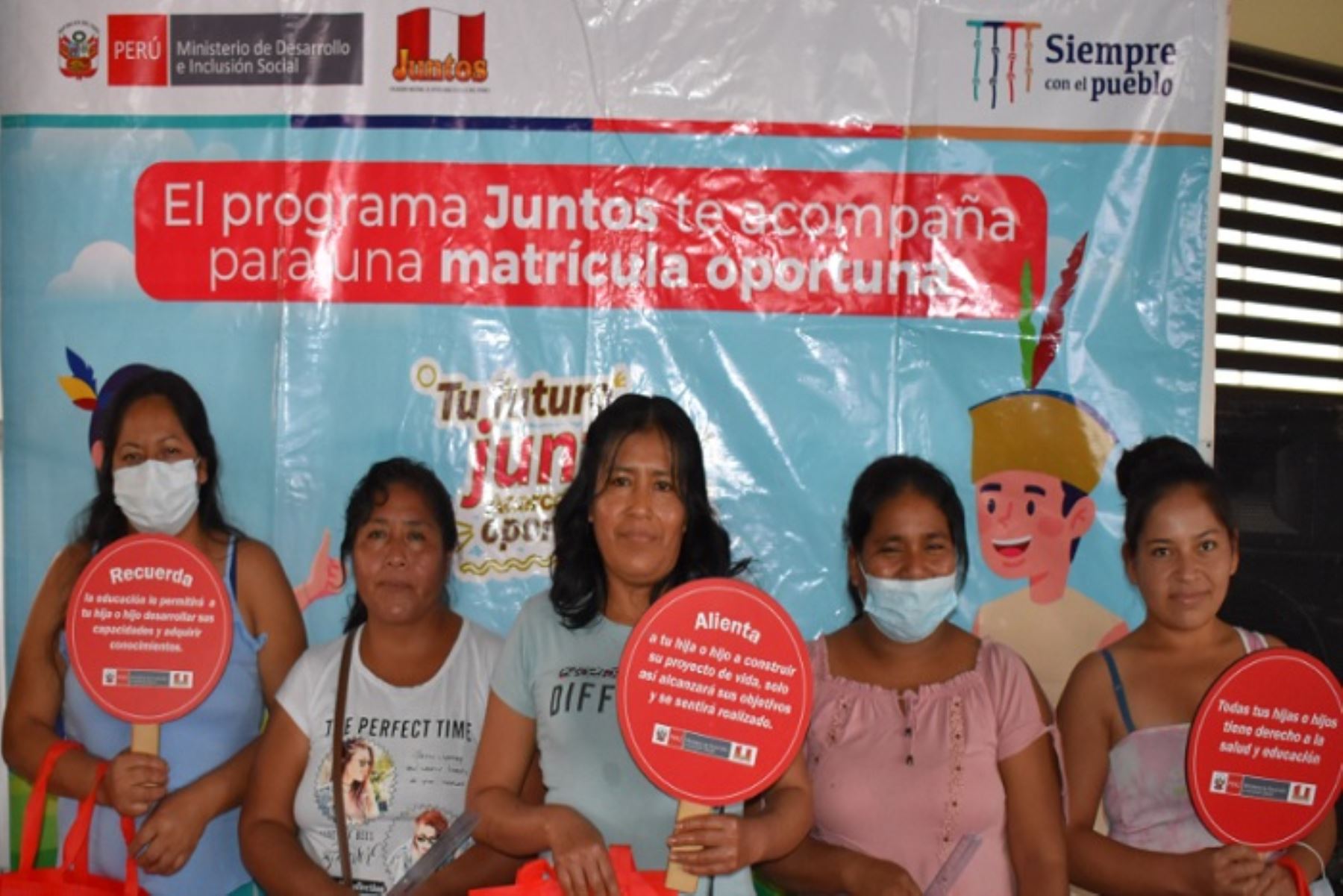 Campaña “Matrícula extemporánea” de Juntos combatirá deserción escolar en San Martín