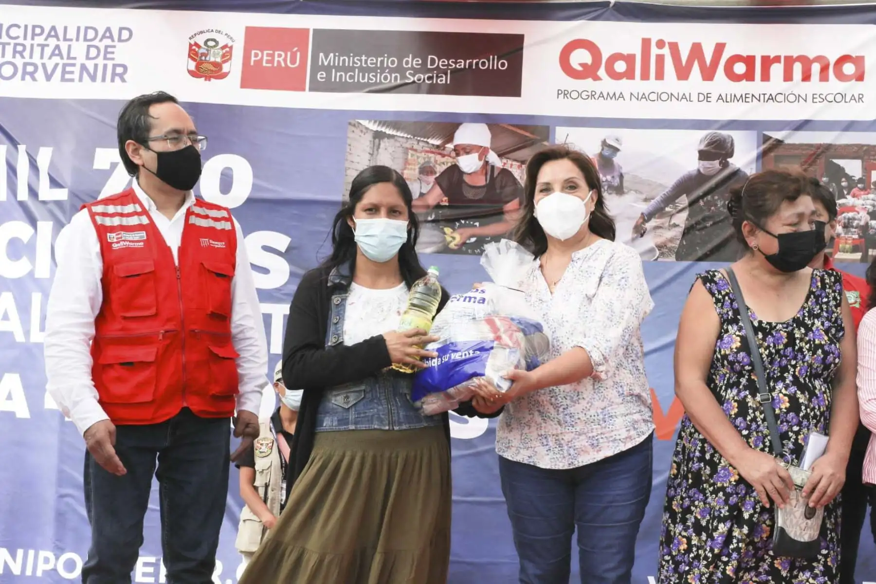 Alimentos de Qali Warma llegan a las ollas comunes y población en situación vulnerable. ANDINA/Difusión