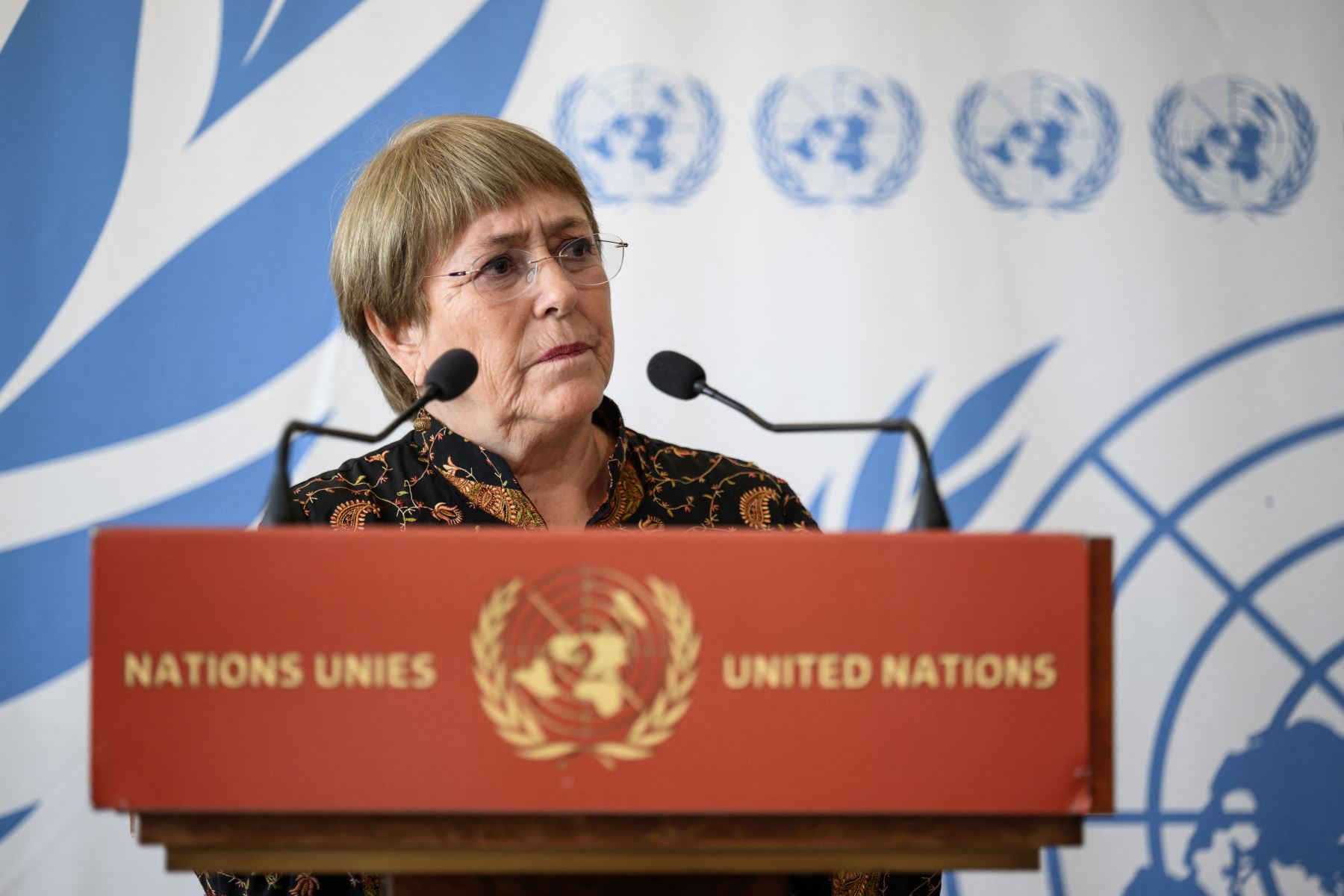 La jefa de derechos de la ONU, Michelle Bachelet, anunció que no buscará un segundo mandato, poniendo fin a meses de especulaciones sobre sus intenciones y en medio de crecientes críticas a su postura laxa sobre los abusos de derechos en China. Foto: AFP