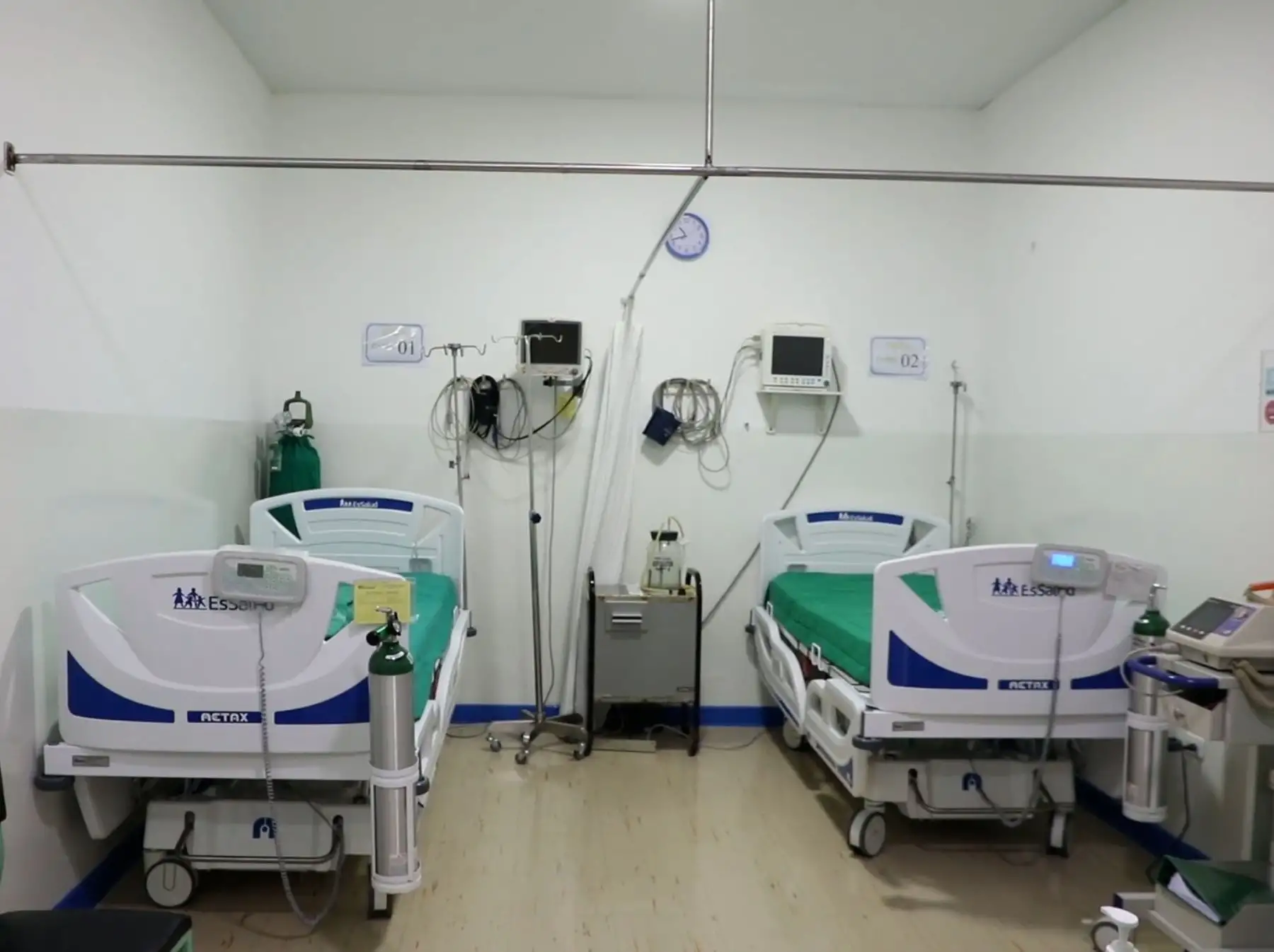 Las unidades de cuidados intensivos de hospitales de EsSalud de 17 regiones del país no registran pacientes con covid-19.