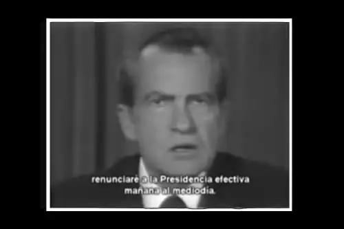 Para evitar un juicio político, Nixon anuncia su renuncia el 8 de agosto, una novedad en Estados Unidos. Foto: Ilustración con imagen de Internet