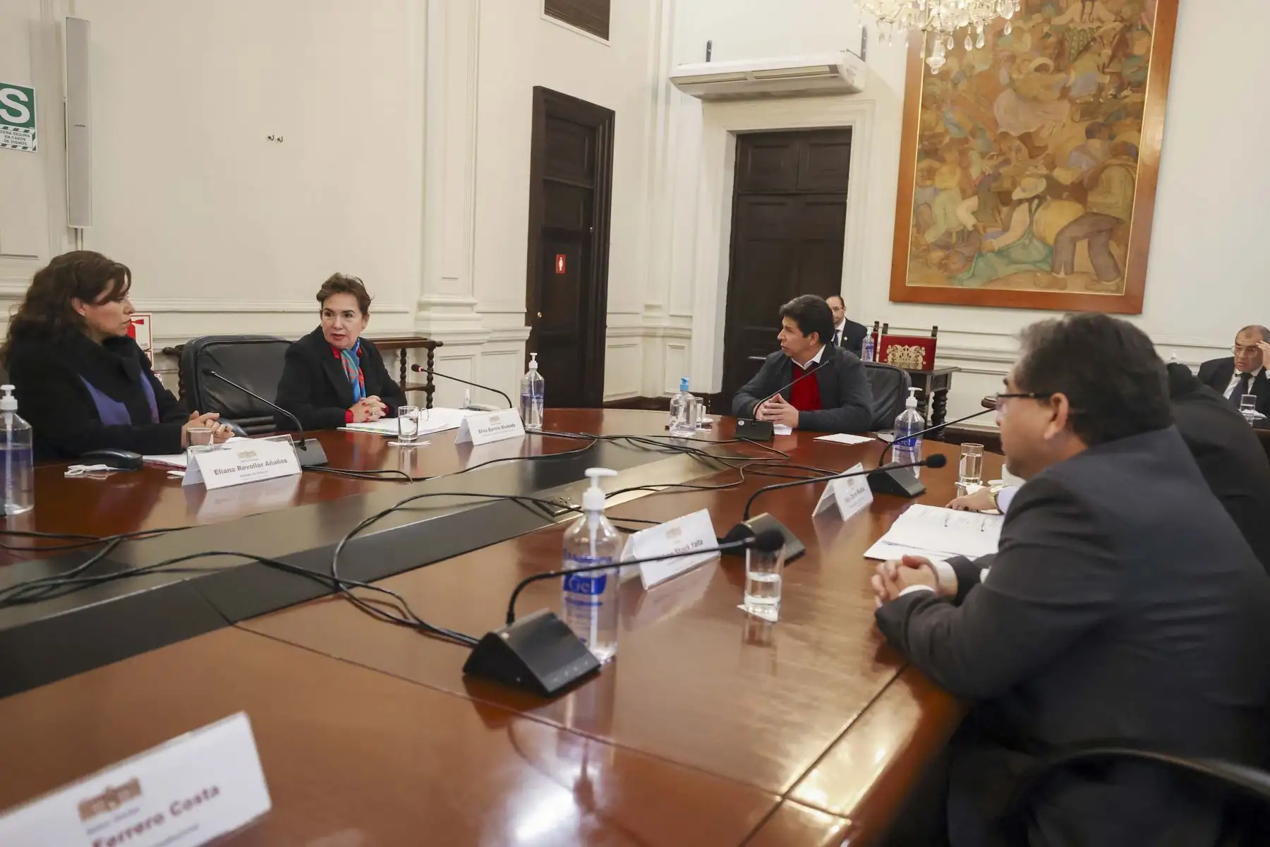 Jefe de Estado se reúne con miembros del Consejo para la Reforma del Sistema de Justicia en Palacio de Gobierno. Foto: ANDINA/Presidencia Perú