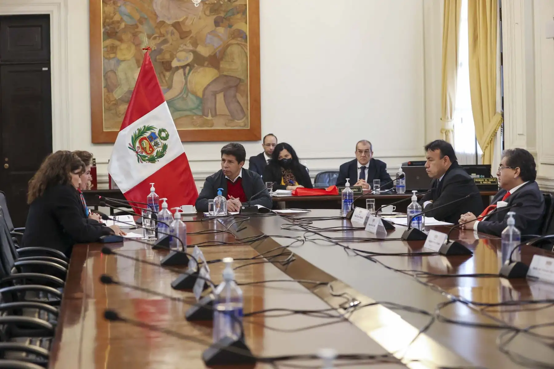 Jefe de Estado se reúne con miembros del Consejo para la Reforma del Sistema de Justicia en Palacio de Gobierno. Foto: ANDINA/Presidencia Perú