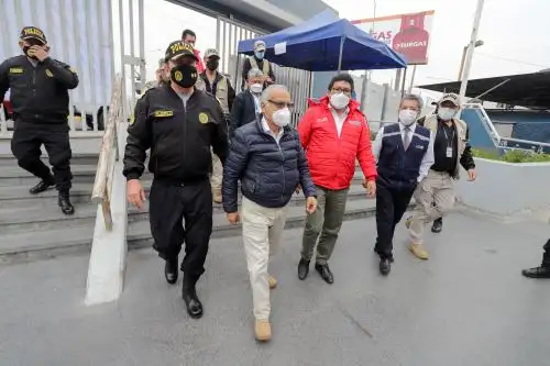 El presidente del Consejo de Ministros, Aníbal Torres, estuvo hoy en Tacna. ANDINA/Difusión